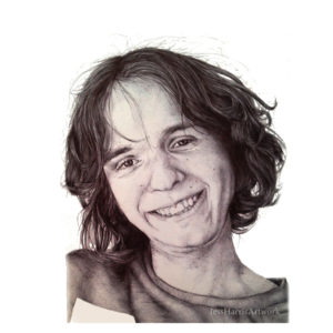 boy portrait by jess harris artwork