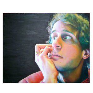 colourful portrait by jess harris artwork