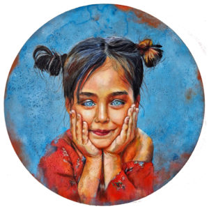 jess harris artwrok, portaits girl