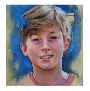 jess harris artwork, oil painting portrait, commission art